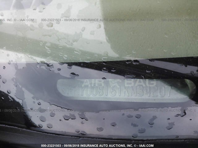 4F2YU08161KM34207 - 2001 MAZDA TRIBUTE LX/ES ვერცხლისფერი ფოტო 9