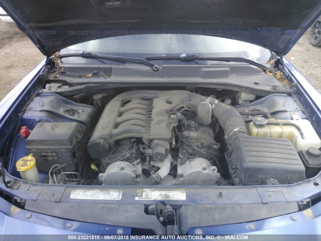 2B3KA33V49H514894 - 2009 DODGE CHARGER SXT BLUE photo 10