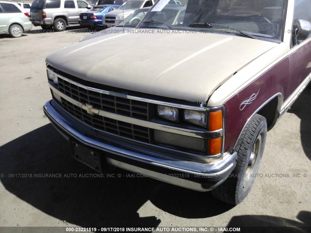 2GCGC39N4K1248894 - 1989 CHEVROLET GMT-400 C3500 BROWN photo 6