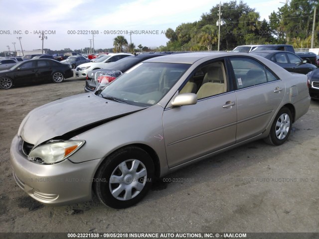 4T1BE32KX3U194152 - 2003 TOYOTA CAMRY LE/XLE/SE 棕色 照片 2