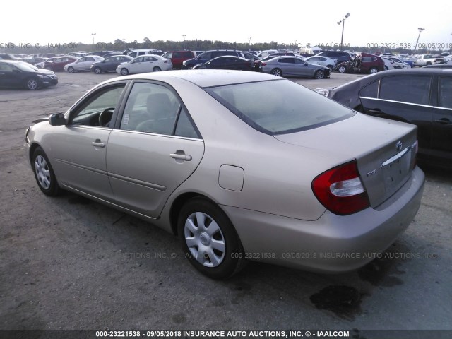 4T1BE32KX3U194152 - 2003 TOYOTA CAMRY LE/XLE/SE 棕色 照片 3