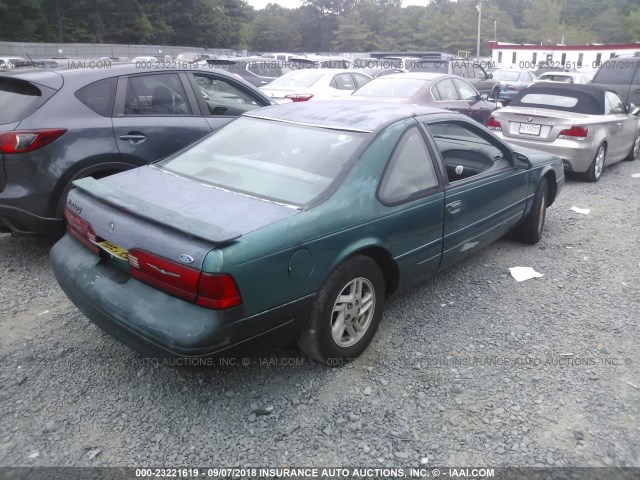 1FALP6245VH102761 - 1997 FORD THUNDERBIRD LX GREEN photo 4