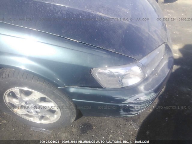 JT2BF22K4V0031382 - 1997 TOYOTA CAMRY LE/XLE GREEN photo 6