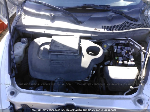 3GNCA13B29S607754 - 2009 CHEVROLET HHR LS SILVER photo 10