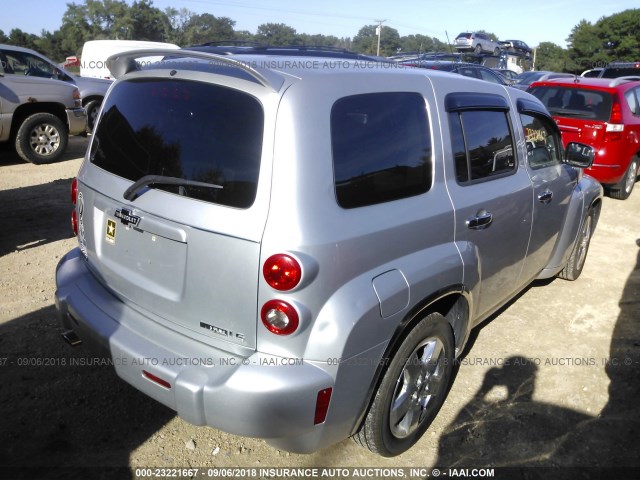 3GNCA13B29S607754 - 2009 CHEVROLET HHR LS SILVER photo 4