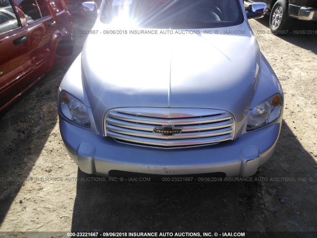 3GNCA13B29S607754 - 2009 CHEVROLET HHR LS SILVER photo 6
