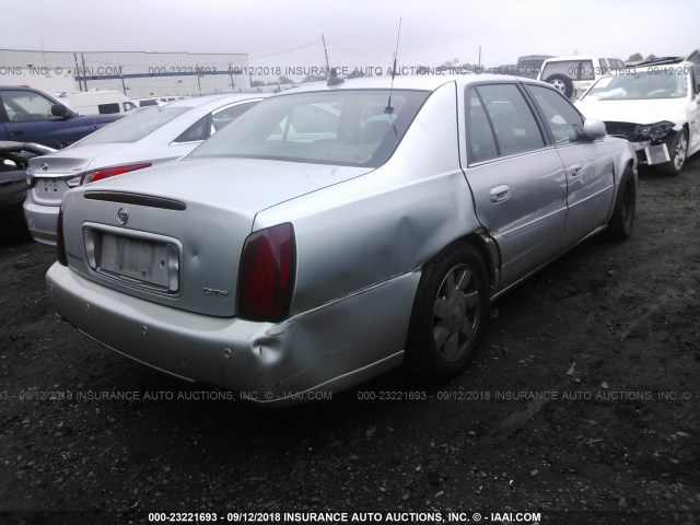 1G6KF57962U298741 - 2002 CADILLAC DEVILLE DTS SILVER photo 4