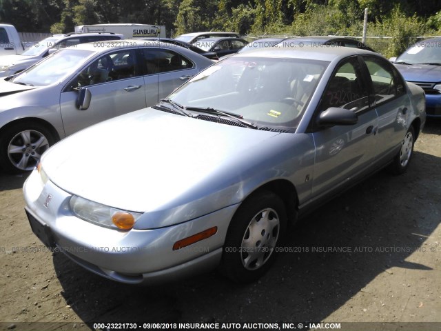 1G8ZH52832Z223755 - 2002 SATURN SL1 BLUE photo 2