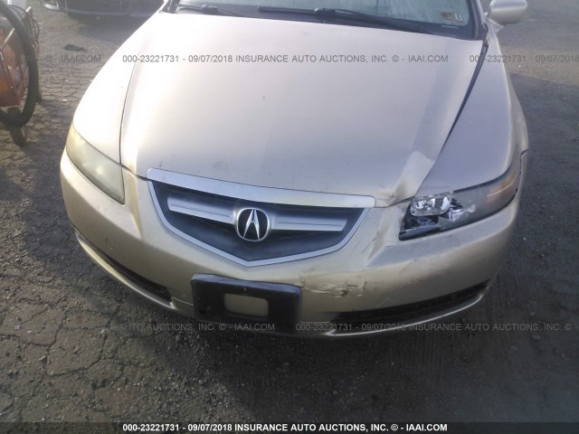 19UUA66245A051742 - 2005 ACURA TL GOLD photo 6