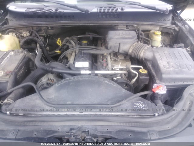 1J4GW48S54C251492 - 2004 JEEP GRAND CHEROKEE LAREDO/COLUMBIA/FREEDOM 黑色 照片 10