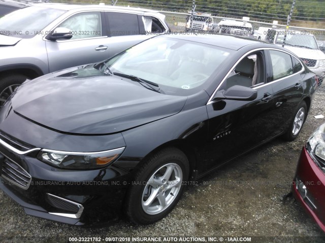 1G1ZB5ST8HF289507 - 2017 CHEVROLET MALIBU LS Qara foto 2