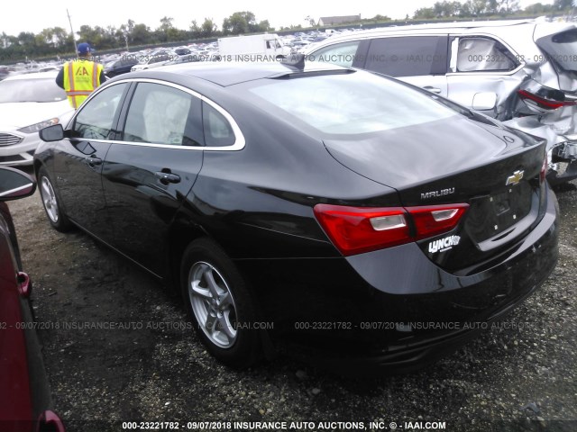 1G1ZB5ST8HF289507 - 2017 CHEVROLET MALIBU LS Qara foto 3