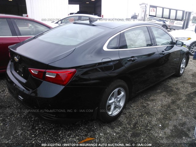 1G1ZB5ST8HF289507 - 2017 CHEVROLET MALIBU LS Qara foto 4