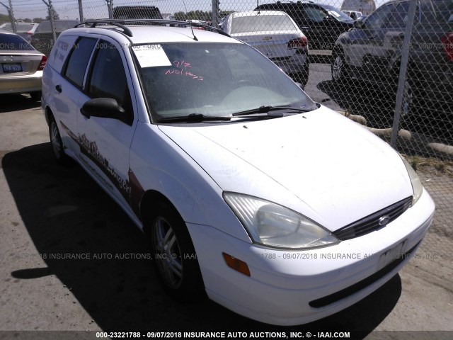 1FAFP36P1YW247571 - 2000 FORD FOCUS SE/SE COMFORT WHITE photo 1