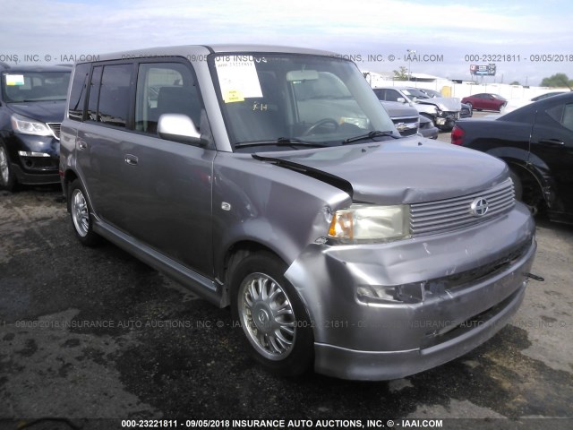 JTLKT324154021106 - 2005 TOYOTA SCION XB Gris foto 1