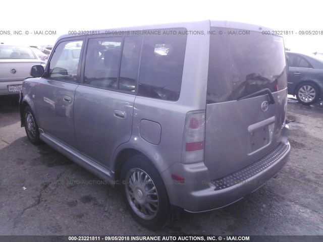 JTLKT324154021106 - 2005 TOYOTA SCION XB Gris foto 3