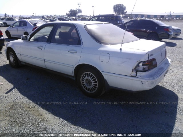 JH4KA7670NC008607 - 1992 ACURA LEGEND LS WHITE photo 3