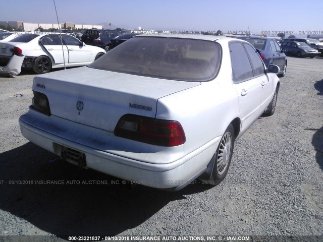 JH4KA7670NC008607 - 1992 ACURA LEGEND LS WHITE photo 4