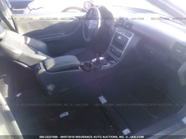 WDBRN40J54A612489 - 2004 MERCEDES-BENZ C 230K SPORT COUPE GRAY photo 5