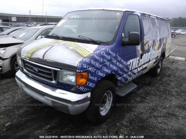 1FBSS31L26DA76869 - 2006 FORD ECONOLINE E350 SUPER DUTY WAGON WHITE photo 2