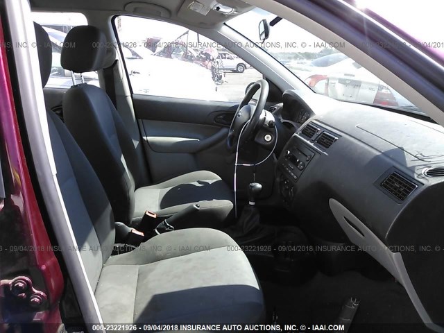1FAFP34N57W124629 - 2007 FORD FOCUS ZX4/S/SE/SES Қызыл фото 5