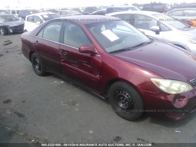 4T1BE32K55U418740 - 2005 TOYOTA CAMRY LE/XLE/SE 栗色 照片 6