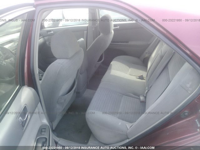 4T1BE32K55U418740 - 2005 TOYOTA CAMRY LE/XLE/SE 栗色 照片 8