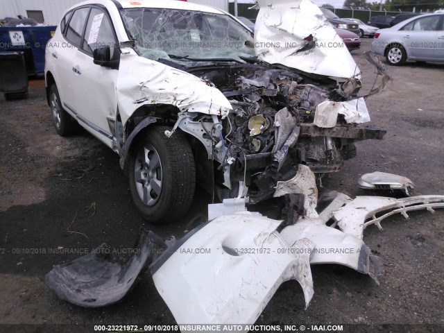 JN8AS5MT5DW528494 - 2013 NISSAN ROGUE S/SV WHITE photo 6