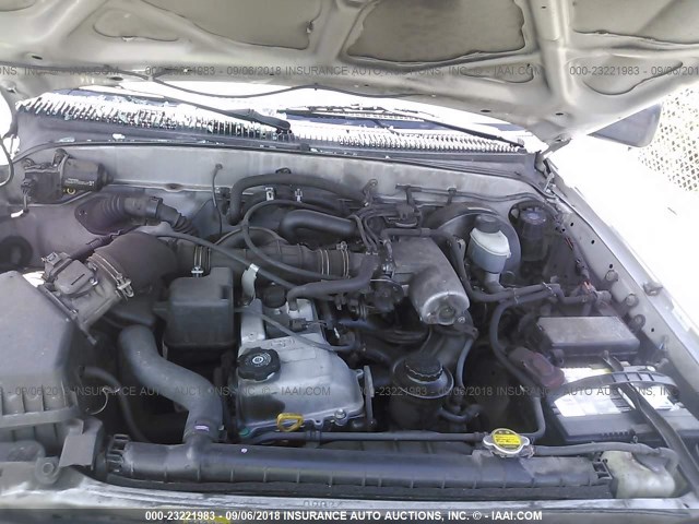 5TEGM92N32Z130194 - 2002 TOYOTA TACOMA DOUBLE CAB PRERUNNER SILVER photo 10