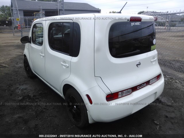 JN8AZ2KR2BT202250 - 2011 NISSAN CUBE S/SL/KROM WHITE photo 3