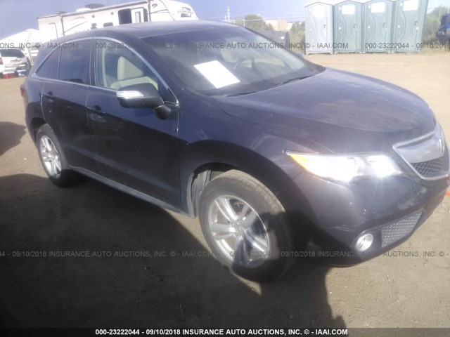 5J8TB3H58FL008428 - 2015 ACURA RDX TECHNOLOGY GRAY photo 1