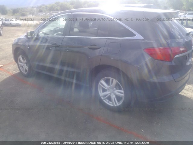 5J8TB3H58FL008428 - 2015 ACURA RDX TECHNOLOGY GRAY photo 3