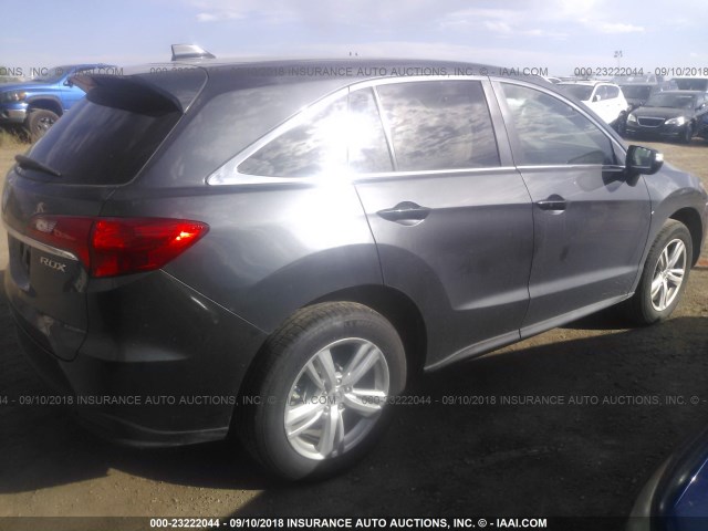 5J8TB3H58FL008428 - 2015 ACURA RDX TECHNOLOGY GRAY photo 4