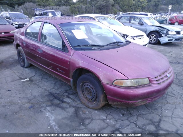 1P3EJ46C8WN130244 - 1998 PLYMOUTH BREEZE EXPRESSO RED photo 1