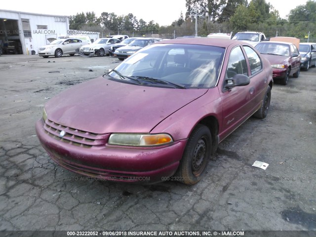 1P3EJ46C8WN130244 - 1998 PLYMOUTH BREEZE EXPRESSO RED photo 2