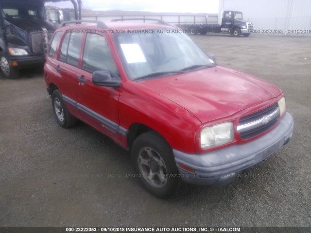 2CNBE13C916906707 - 2001 CHEVROLET TRACKER RED photo 1