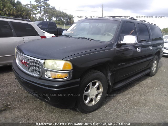 1GKFK66U23J138546 - 2003 GMC YUKON XL DENALI BLACK photo 2