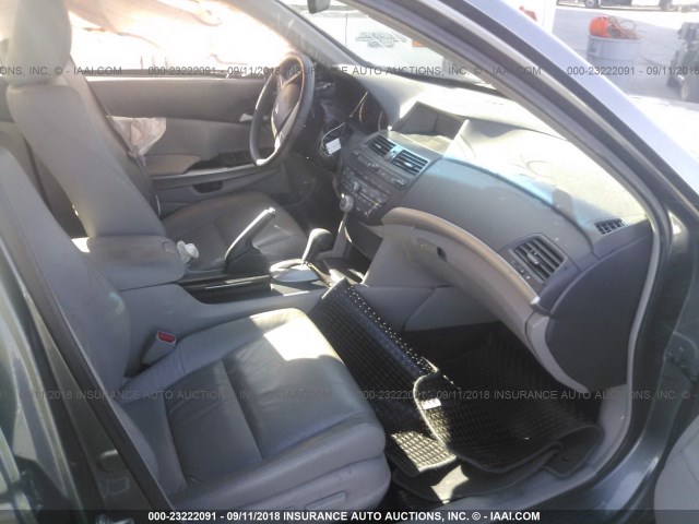 1HGCP368X9A027982 - 2009 HONDA ACCORD EXL GRAY photo 5