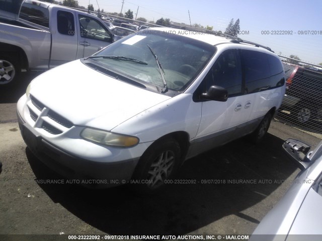 1B4GP54L2XB542739 - 1999 DODGE GRAND CARAVAN LE WHITE photo 2