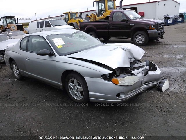 2G1WW12E459260883 - 2005 CHEVROLET MONTE CARLO LS 银色 照片 1