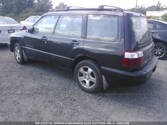 JF1SF65671H751810 - 2001 SUBARU FORESTER S 黑色 照片 3