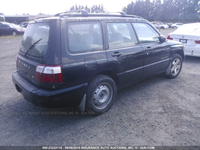 JF1SF65671H751810 - 2001 SUBARU FORESTER S 黑色 照片 4