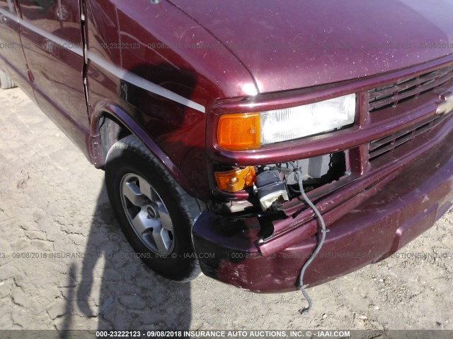 1GNFG65R611239359 - 2001 CHEVROLET EXPRESS G1500  MAROON photo 6