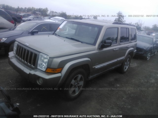 1J8HG48K16C273735 - 2006 JEEP COMMANDER Qızıl foto 2