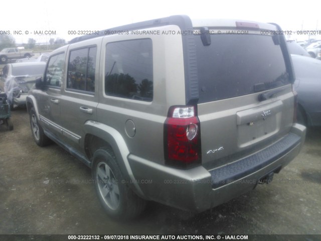 1J8HG48K16C273735 - 2006 JEEP COMMANDER Qızıl foto 3