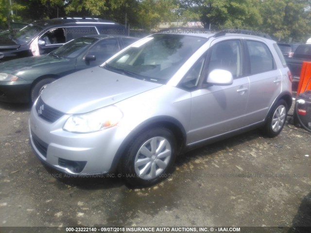 JS2YA5A36A6300197 - 2010 SUZUKI SX4 SILVER photo 2