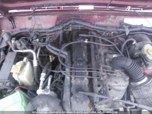 1J4FF68S3XL524036 - 1999 JEEP CHEROKEE SPORT/CLASSIC წითელი ფოტო 10