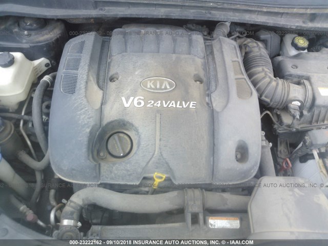 KNAFG526777056150 - 2007 KIA RONDO LX/EX BLACK photo 10