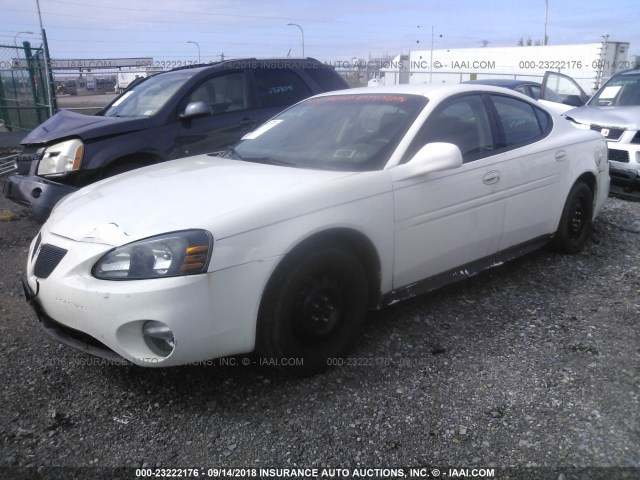2G2WP522951205558 - 2005 PONTIAC GRAND PRIX WHITE photo 2