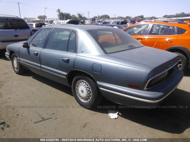 1G4CW52K5SH643659 - 1995 BUICK PARK AVENUE  BLUE photo 3